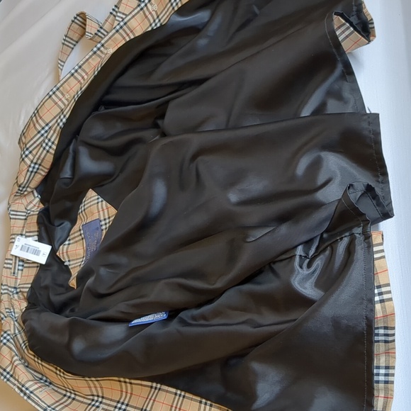 NWT Burberry of London Nova Plaid Women's Rain Coat Size Large - Picture 16 of 16